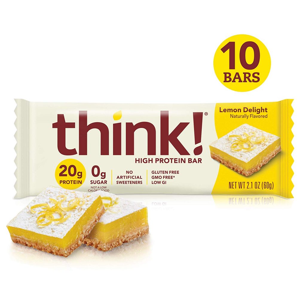 think! Lemon Delight High Protein Bars, 10-ct Only $7.70!
