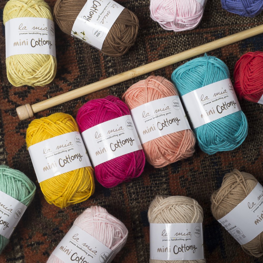 20 Skein %100 Cotton Mini Yarn Assorted Colors Only $8.49!