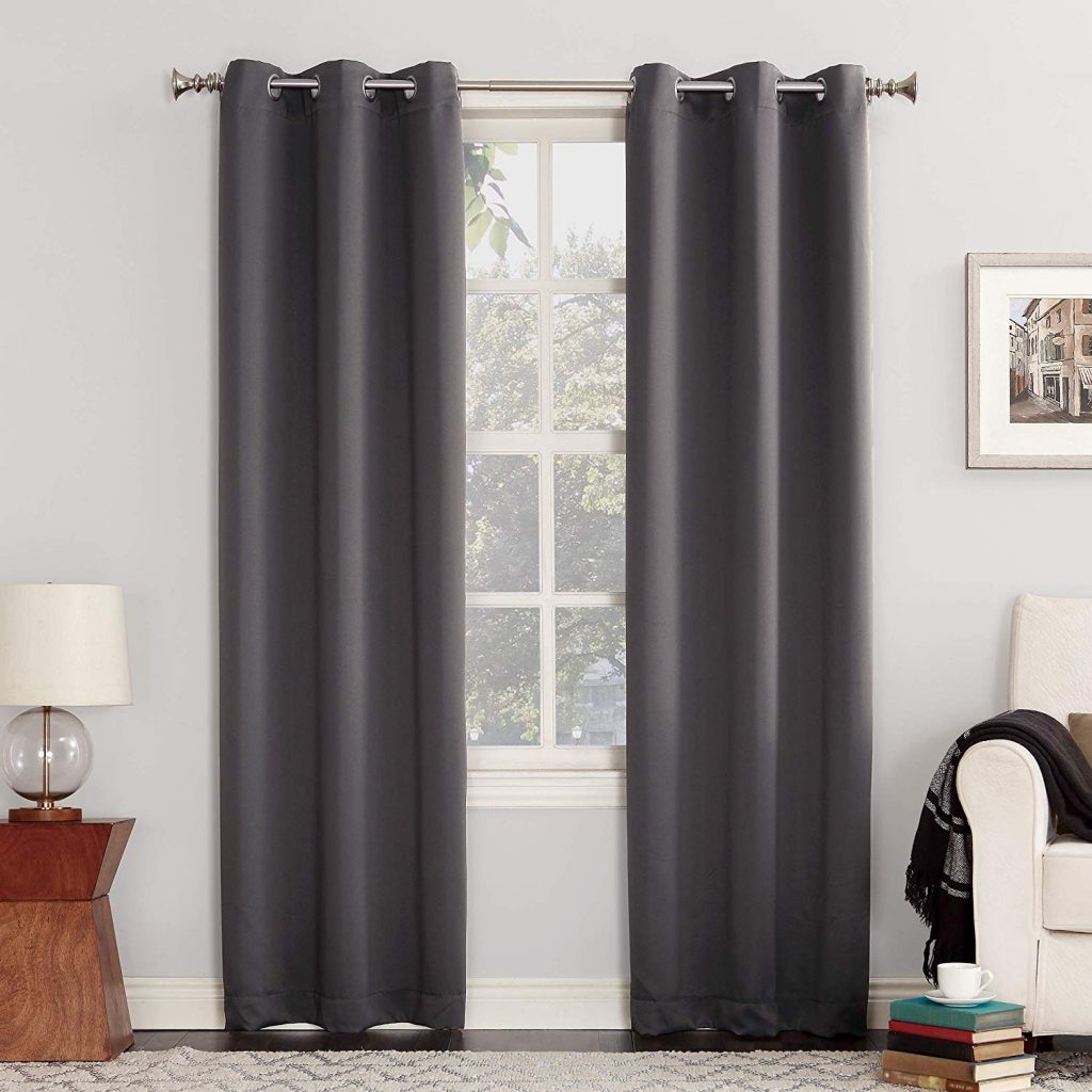 Sun Zero Easton Blackout Grommet Curtain Panel, 40″ x 63″ Only $6.79!
