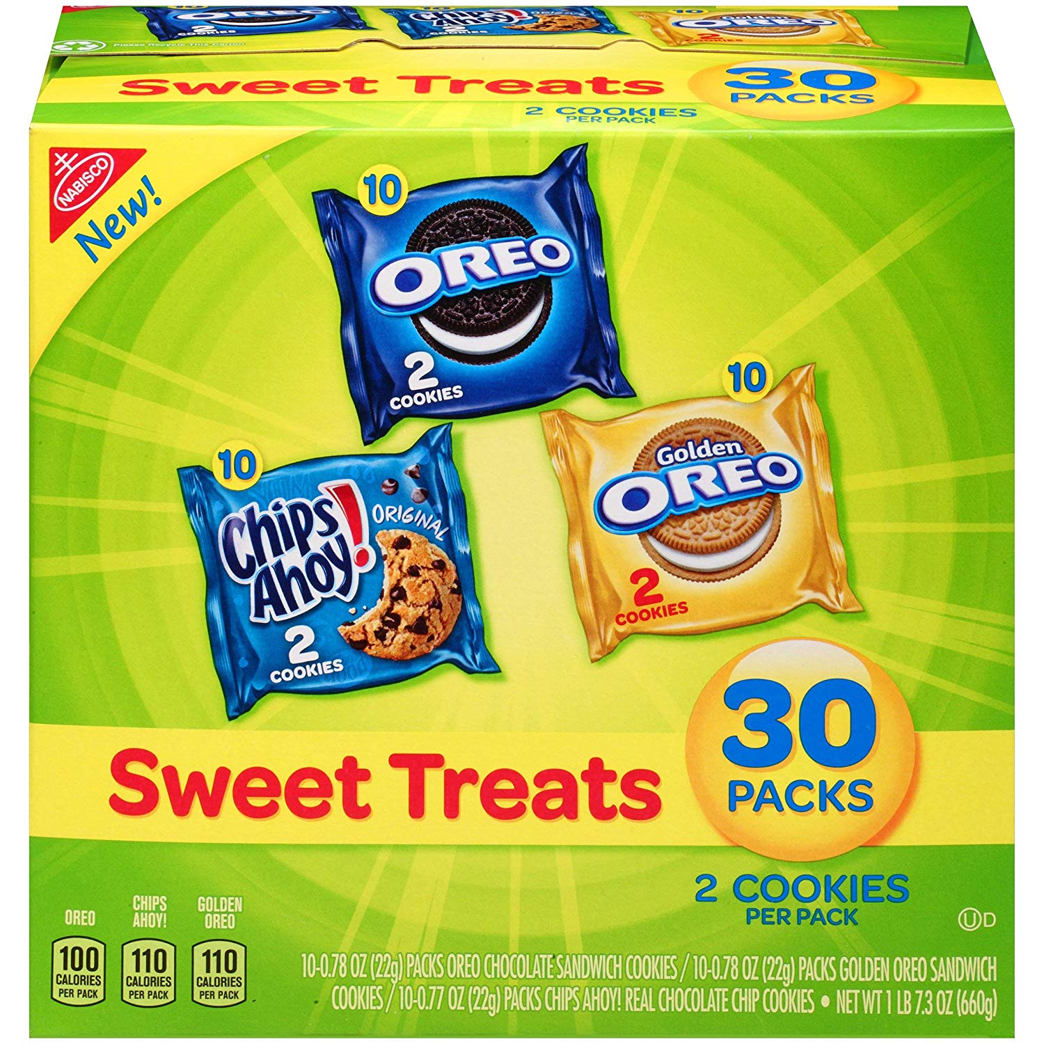 Nabisco Team Favorites Mix – Variety Pack with Cookies, 30 Count Box – Just $6.00!