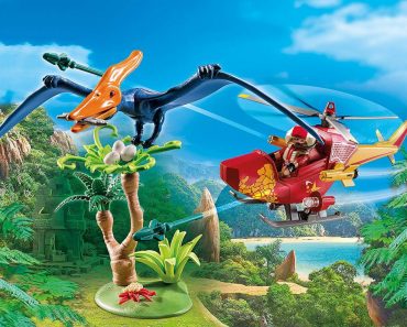 PLAYMOBIL Adventure Copter with Pterodactyl Building Set Only $7.49!