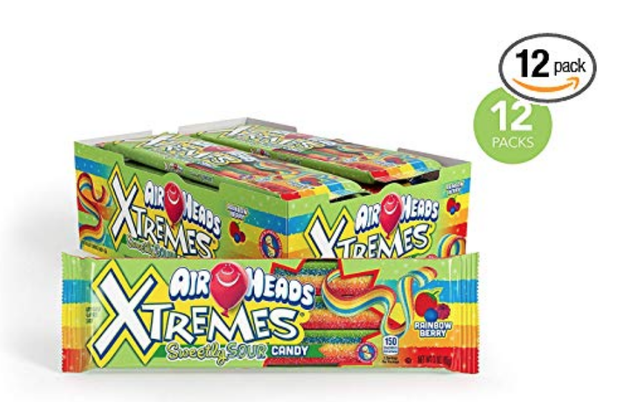 AirHeads Xtremes Sweetly Sour Candy Belts 12-Count Just $7.29 Shipped!