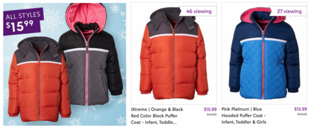Zulily: iXtreme Puffer Coats Infant, Toddler, & Girls & Boys Just $15.99! (Reg. $45.00)
