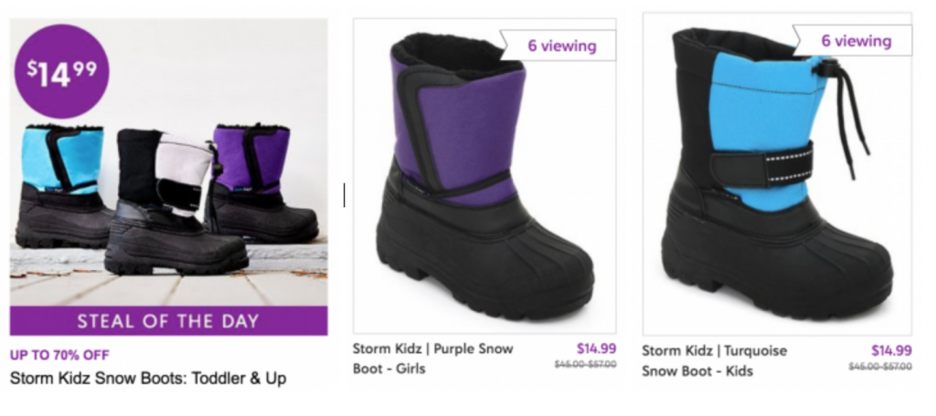 Zulily: Storm Kidz Snow Boots Just $14.99 Today Only! (Reg. $45.00)