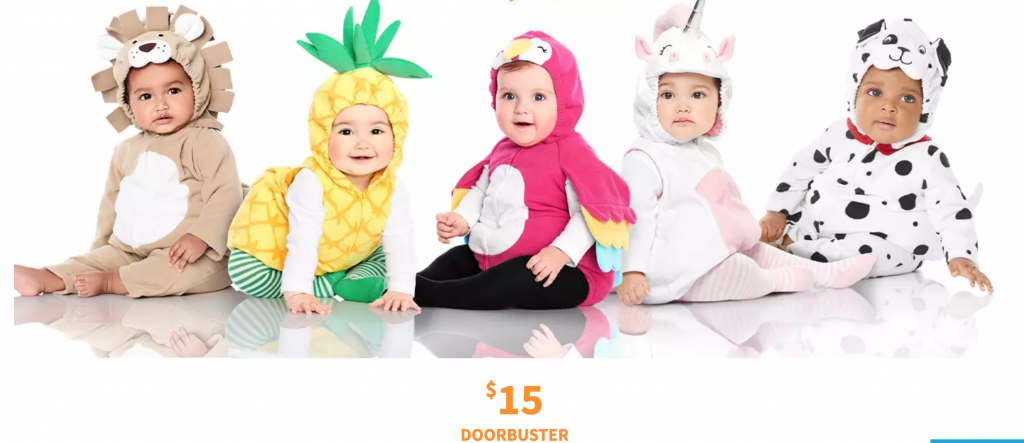 Carters Doorbuster! $15.00 Halloween Costumes! (Reg. $