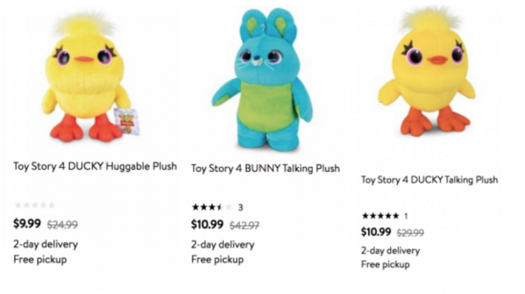 Toy Story 4 Ducky Huggable Plush Just $9.99! (Reg. $24.99)