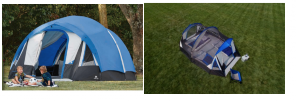 Ozark Trail 10-Person Freestanding Tunnel Tent with Multi-Position Fly $69.00! (Reg. $98.00)