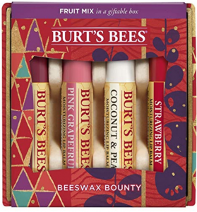 Save 25% On Burt’s Bees Beeswax Bounty Fruit Mix Lip Balm Holiday Gift Set!