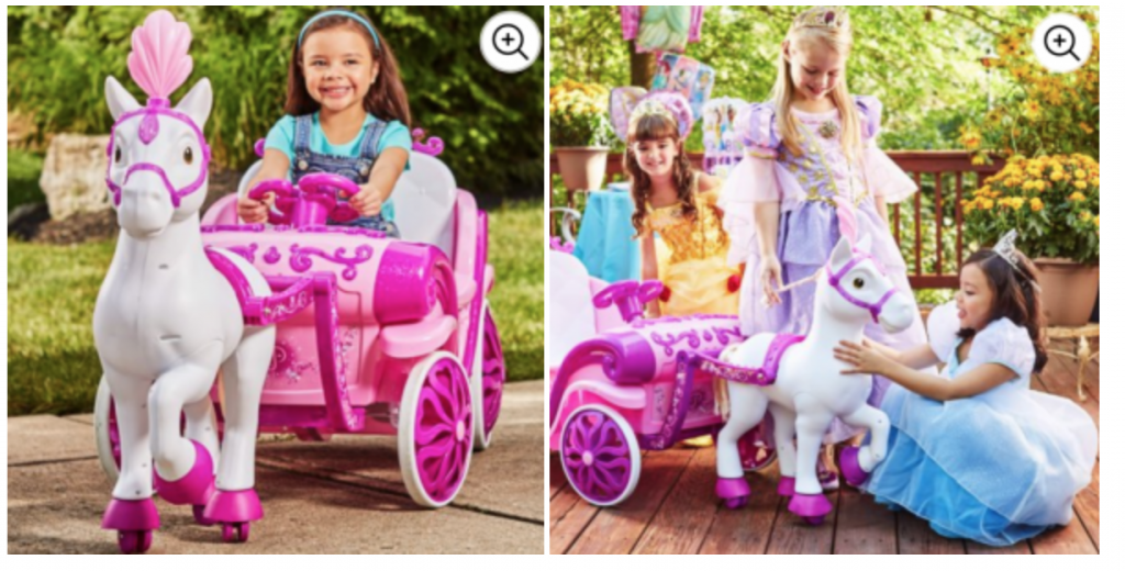 Disney Princess Royal Horse and Carriage Girls 6V Ride-On Just $99.00! (Reg. $199.00)