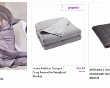 Zulily: Soothing Weighted Blankets Just $34.99 Today Only! (Reg. $99.99-$220.00)