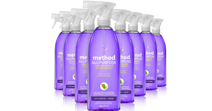 Method All Purpose Cleaner, French Lavender, 28 Ounce (Pack 8) – Just $18.02!