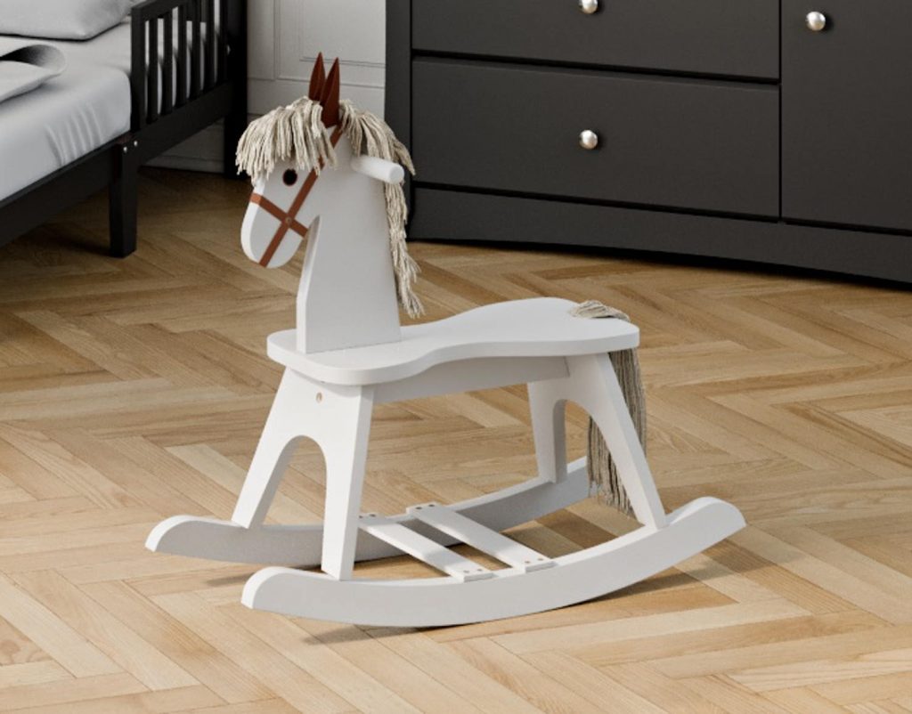 Storkcraft Wooden Rocking Horse Only $34.99!