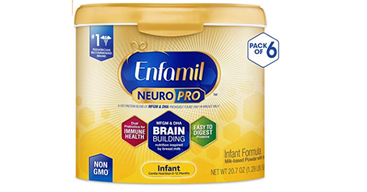 Enfamil NeuroPro Baby Formula Milk Powder, 20.7 Ounce (Pack of 6) Only $126.61 Shipped!