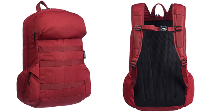 AmazonBasics Canvas Laptop Backpack Bag for up to 15 Inch Laptops – Deep Red – Just $8.72!