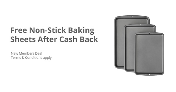 Awesome Freebie! Get a FREE 3-piece Non-Stick Baking Sheet Set from Walmart and TopCashBack!