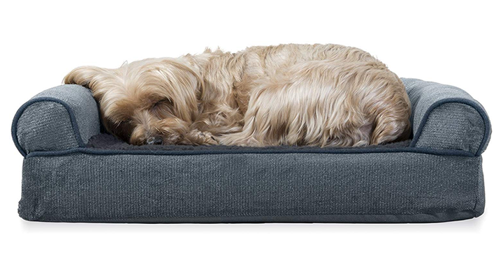 Furhaven Pet Dog Bed – Orthopedic Sofa-Style in Blue – Just $12.99!