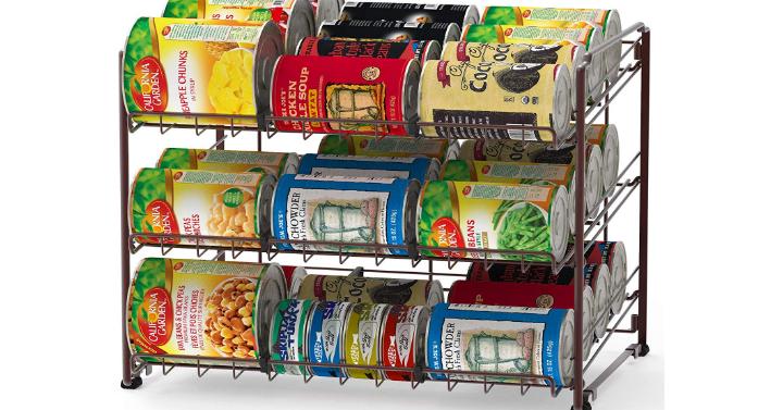 Simple Houseware Stackable Can Rack (Bronze) – Only $16!