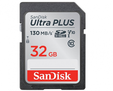 SanDisk Ultra Plus 32GB SDXC UHS-I Memory Card – Just $9.99!