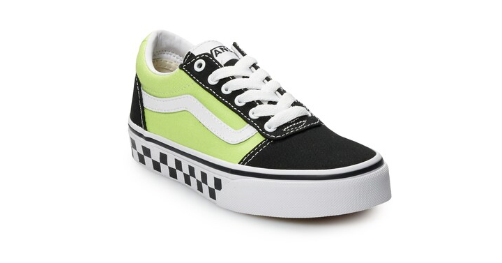 Kohl’s 30% Off! Earn Kohl’s Cash! Spend Kohl’s Cash! Stack Codes! FREE Shipping! Vans Ward Kids Checkered Skate Shoes – Just $31.49!