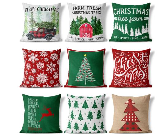 Colorful Christmas Pillow Covers – Only $7.99!