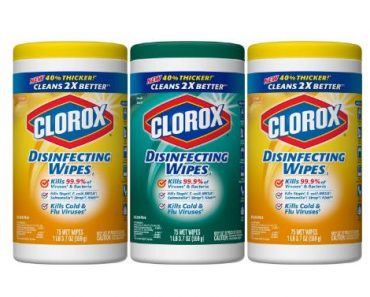 Clorox Disinfecting Wipes (Pack of 3) – Only $6.99!