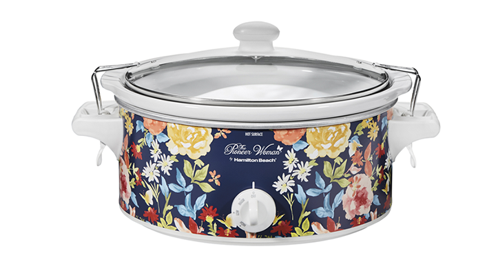 The Pioneer Woman Fiona Floral 6-Quart Portable Slow Cooker – Just $15.00!