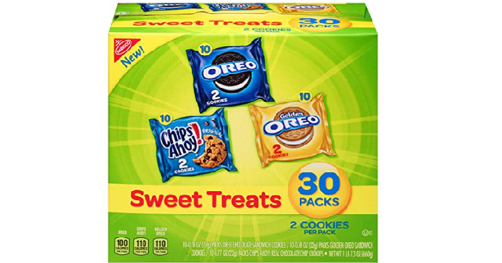 Nabisco Cookies Sweet Treats Variety Pack Cookies (30 Snack Pack) Only $6 Shipped!