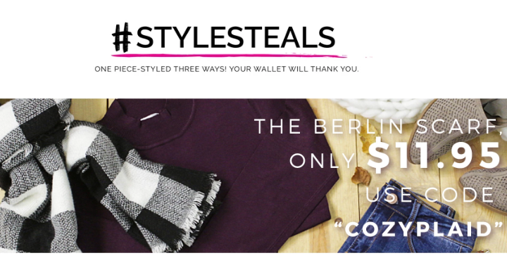 Style Steals at Cents of Style! CUTE Fall Scarf – Just $11.95! FREE SHIPPING!