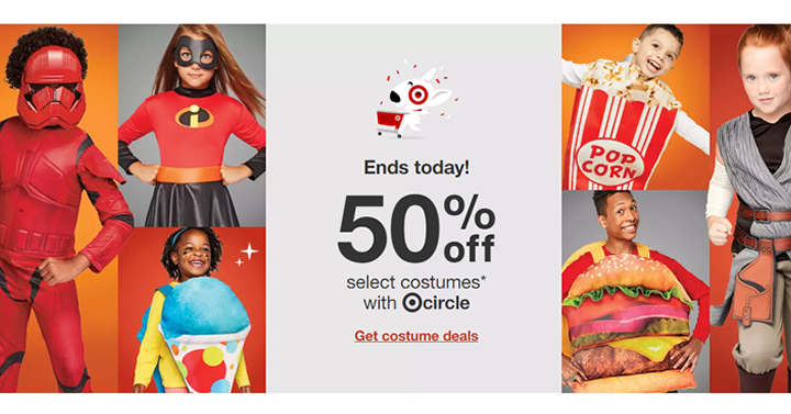 Save 50% on Halloween Costumes at Target! Ends Today!