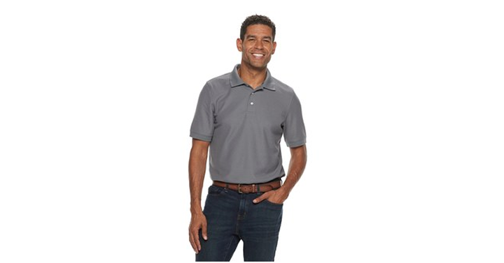 Kohl’s 30% Off! Earn Kohl’s Cash! Spend Kohl’s Cash! Stack Codes! FREE Shipping! Men’s Croft & Barrow Classic-Fit Easy-Care Pique Performance Polo – Just $4.99! HOT PRICE!!!