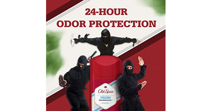 Old Spice Antiperspirant and Deodorant for Men,High Endurance (Pack of 3) Only $6.49!