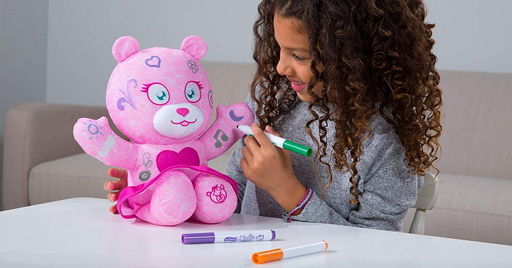 Doodle Bear The Original 14″ Plush Toy with Washable Markers Only $14.39!