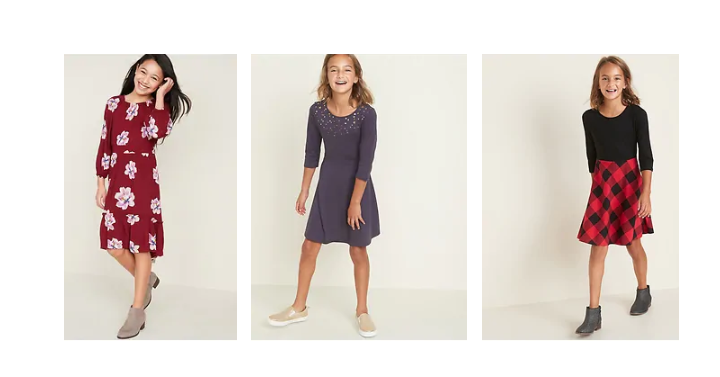 Old Navy: Take 50% off Dresses for Girls & Women! Girls Dresses for Only $8.00! Today Only!
