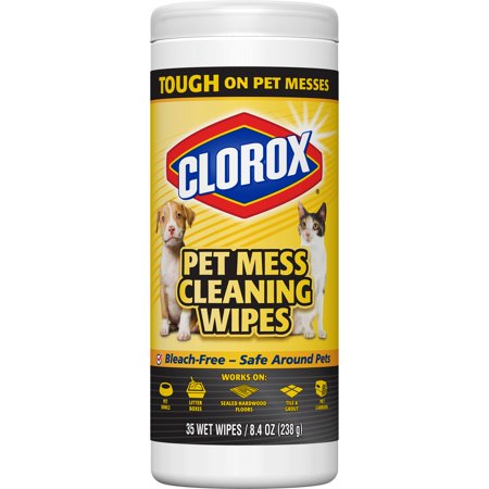 Walmart: Clorox Pet Mess Cleaning Wipes 35 Count Only $1.76!