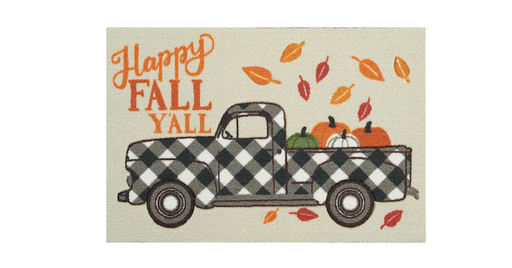 Kohl’s Flash Sale! 20% Off Code! Spend Kohl’s Cash! Today Only! Celebrate Fall Together Happy Fall Y’all Rug – Just $9.59!