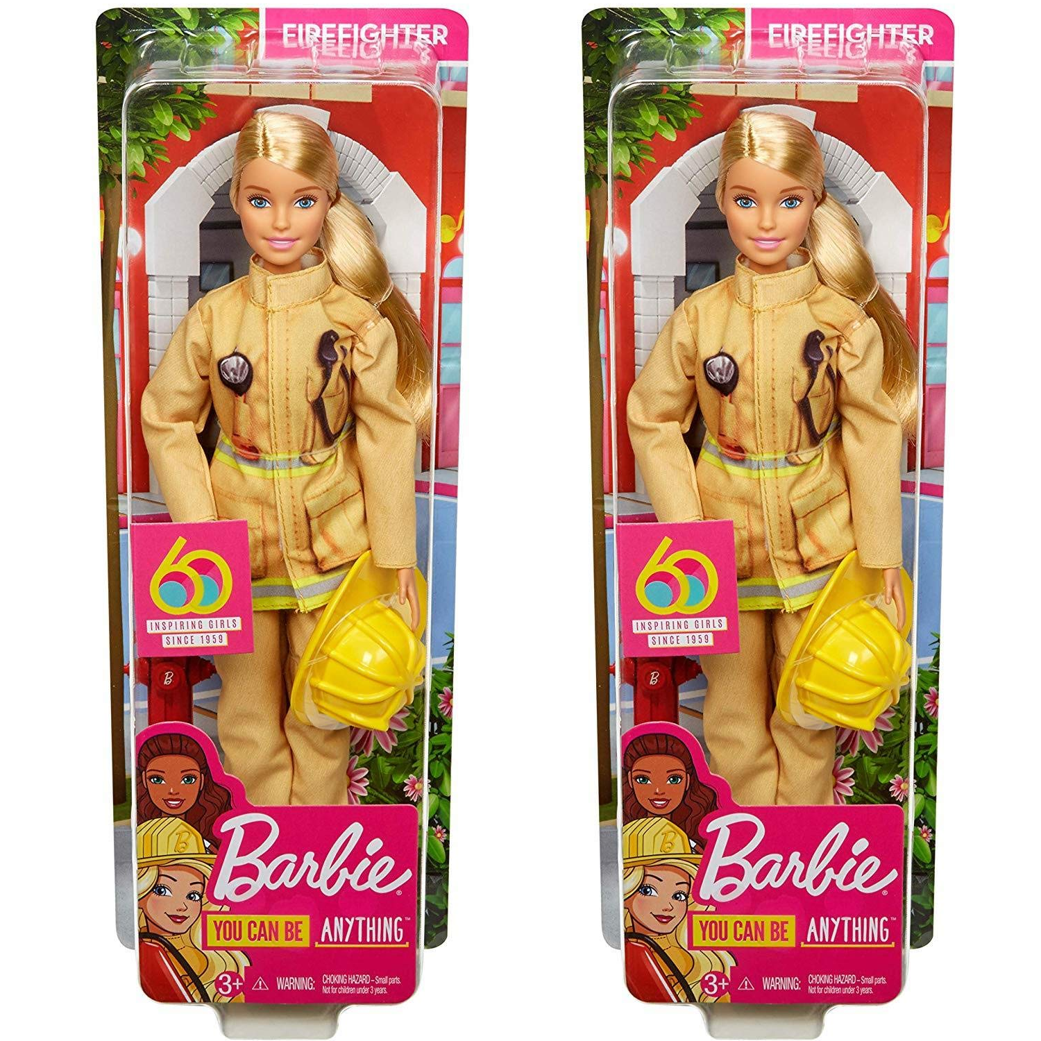 Barbie Careers 60th Anniversary Firefighter Doll Only $7.99!