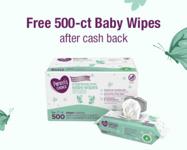 LAST DAY! Awesome Freebie! Get FREE 500-ct Baby Wipes from Walmart and TopCashBack!