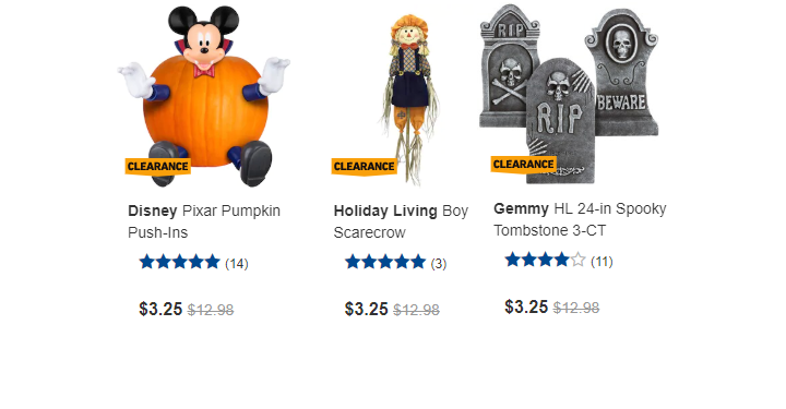 Lowe’s: Get Halloween Clearance up to 75% off!