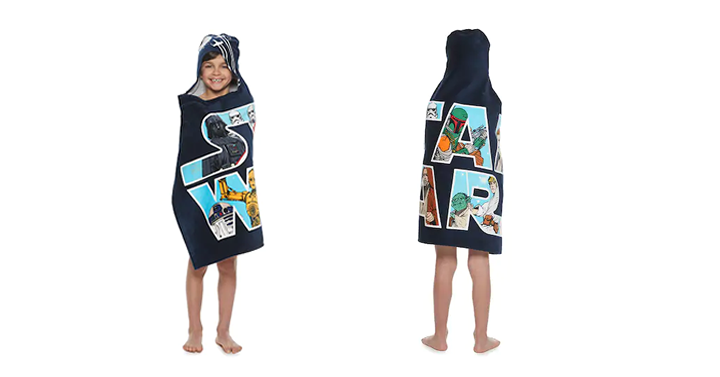 Kohl’s Flash Sale Extended! 20% Off Code! Spend Kohl’s Cash! Today Only! The Big One Disney’s Star Wars Hooded Bath Wrap –