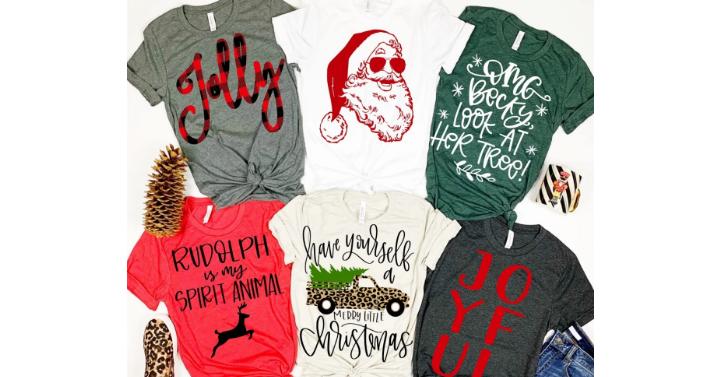 Jolly Holiday Tees – Only $13.99!