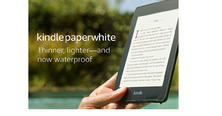 Kindle Paperwhite – Now Waterproof with 2x the Storage Only $89.99 Shipped! (Reg. $130)