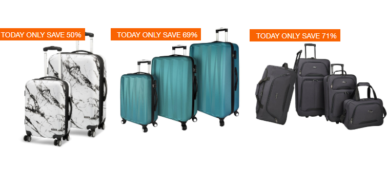 Home Depot: Save up to 70% off Luggage! Today, Oct. 2nd Only!