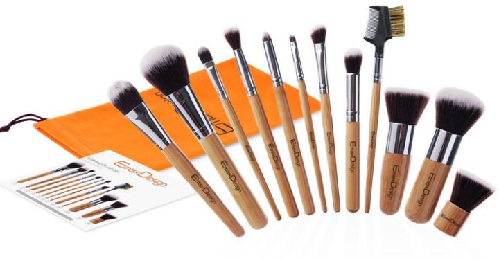EmaxDesign 12 Pieces Makeup Brush Set – Only $9.99!