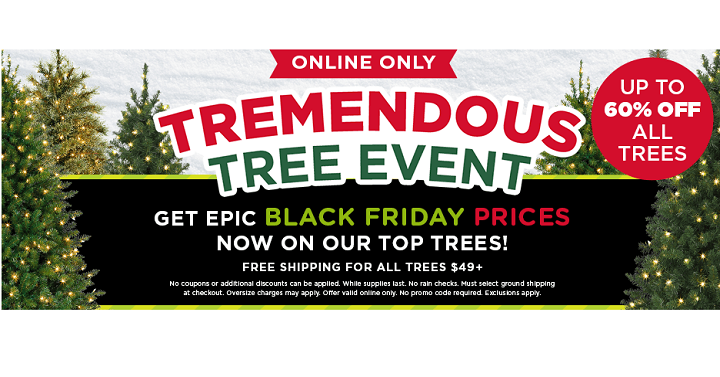 Michael’s Tremendous Tree Event – Christmas Trees Starting at $19.99!