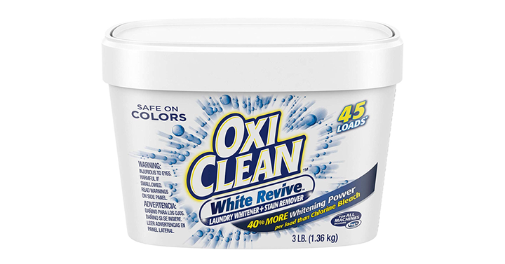 OxiClean White Revive Laundry Whitener + Stain Remover, 3 lbs – Get Three for $9.66!