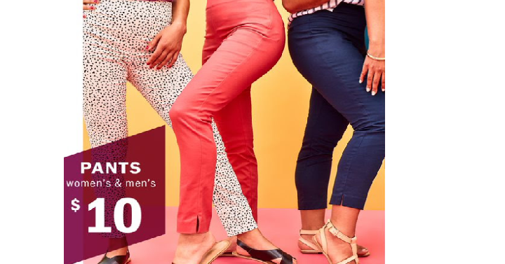 Old Navy: Men & Women Pants Only $10! Today, Oct. 2nd Only!