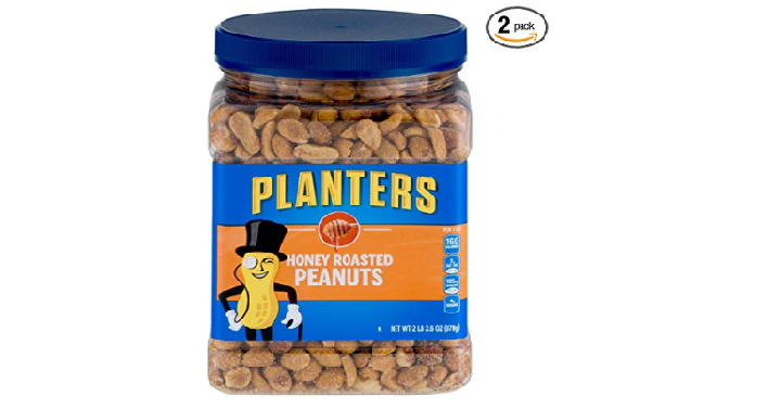 Planters Dry Honey Roasted Peanuts, 34.5 Ounce, Pack of 2 Only $7.42 Shipped!