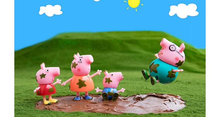 Peppa Pig Muddy Puddles Family 4-Figure Pack – Only $5.50!