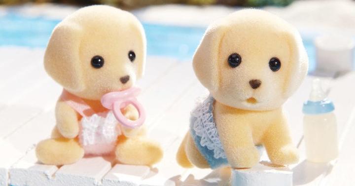 Calico Critters Yellow Labrador Twins – Only $6.95!