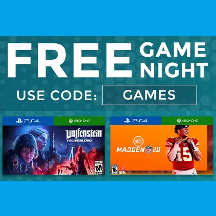 FREE Game Rental From Redbox.com!